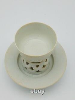 Song Dynasty Hu Tian Yao Carved Teacup with Saucer