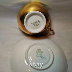 Spectacular Rare Aynsley Bailey Signed Tea Cup And Saucer