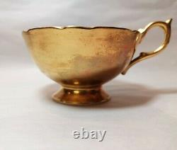 Spectacular Rare Aynsley Bailey Signed Tea Cup And Saucer