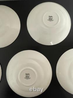 Spode England Blue Italian Blue & White C 1816 Teacup & Saucer LOT 8 SETS READ