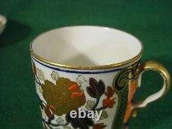 Spode Pattern 1220 Imari c1805 Antique Porcelain tea Cup Saucer Coffee Can Rare