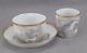 Spode Pattern 557 Bat Print Tea Cup Coffee Can & Saucer Trio Circa 1805-1810 E