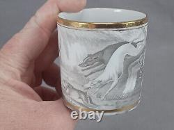 Spode Pattern 557 Bat Print Tea Cup Coffee Can & Saucer Trio Circa 1805-1810 E