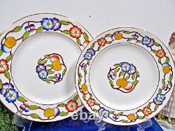 Star Paragon 1918 tea cup and saucer trio plates Boston pattern painted teacup