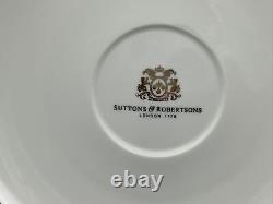 Sutton Robertson London 1770 Promotional Tea Cup Saucer Box htf Rare Seal UK Set