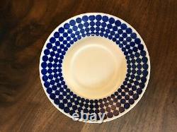 Swedish Pottery Gustavsberg Adam set 5 porcelin teacups, saucers, plates
