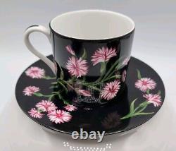 TIFFANY & CO. Rare Mrs. Delaney's Demitasse Tea Cup & Saucer. 4 Sets. Stunning
