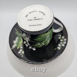 TIFFANY & CO. Rare Mrs. Delaney's Demitasse Tea Cup & Saucer. 4 Sets. Stunning