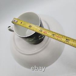 TIFFANY & CO. Rare Mrs. Delaney's Demitasse Tea Cup & Saucer. 4 Sets. Stunning