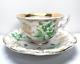 Tpm Carl Tietsch Silesia Tea Cup Saucer Antique 1847-1850 Hand Painted Gold