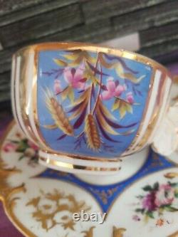 Tea Cup, Butterfly Handle, Antique Old Paris