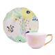Tea Cup & Saucer Set Whiskey/tea Cup Size Cup 2.15in X 4.9in H, 5 Oz Pack Of 6