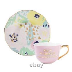 Tea Cup & Saucer Set Whiskey/Tea Cup Size Cup 2.15in x 4.9in H, 5 oz Pack of 6