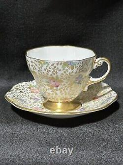 Tea Cup & Saucer Sets(#3) Bone China EB FOLEY England #2737 #2724 #2918