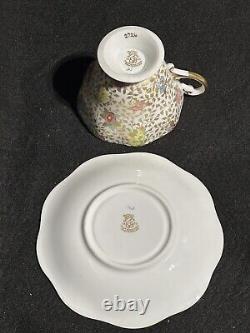 Tea Cup & Saucer Sets(#3) Bone China EB FOLEY England #2737 #2724 #2918