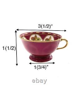 Tea Cup and Saucer European Style Erphila Brand Collectibles Dinning Decor