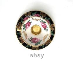 Tea Cup and Saucer Floral Design Mitterteich Bavaria Vintage Collectibles Decor