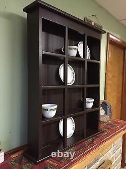 Tea Cup and Saucer Plate Rack and Kitchen Display Shelf Counter top or Wall Hang