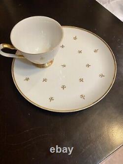 Tea cup and saucer porcelain antique 4 Sets Complete