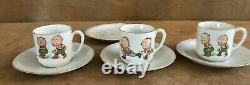 Tea cups 1920s antique children Germany katzenjammer kids tiny todkins 1321 set