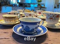 Teacups and Saucers Lot-16 Sets Mismatched Wedding Shower High Tea Party Lot 12A