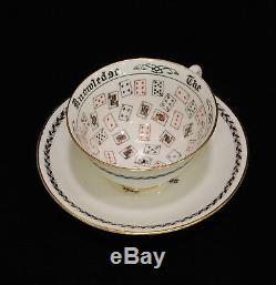 The Cup of Knowledge Fortune Telling 1925 bone china tea cup & saucer