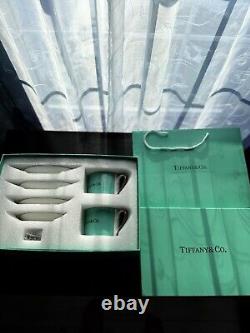 Tiffany & Co. Coffee and Tea Set with Dessert Stand, Iconic Blue Gift Package