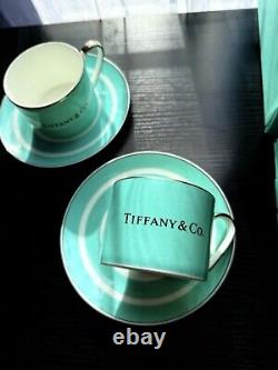 Tiffany & Co. Coffee and Tea Set with Dessert Stand, Iconic Blue Gift Package