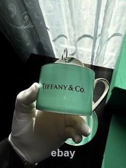 Tiffany & Co. Coffee and Tea Set with Dessert Stand, Iconic Blue Gift Package