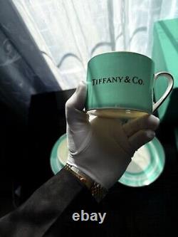 Tiffany & Co. Coffee and Tea Set with Dessert Stand, Iconic Blue Gift Package
