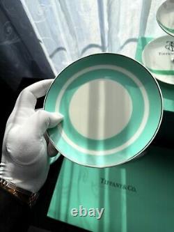 Tiffany & Co. Coffee and Tea Set with Dessert Stand, Iconic Blue Gift Package