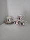 Tiffany & Co. Elizabethan Staffordshire Poker Cards Demitasse 8 Piece Tea Set