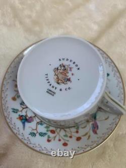 Tiffany Tea Cup Saucer Audubon