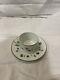Usedhermes Paris Tea Cup & Saucer Set Mesclun Collection Porcelain White Green