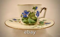 Unique Antique Brownfield Trembleuse Tea Cup & Saucer, Aesthetic Style