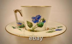 Unique Antique Brownfield Trembleuse Tea Cup & Saucer, Aesthetic Style