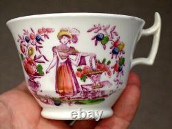VIGNETTE Antique SOFT PASTE Porcelain LUSTRE WARE Tea Cup with TEA BOWL SAUCER