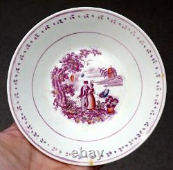 VIGNETTE Antique SOFT PASTE Porcelain LUSTRE WARE Tea Cup with TEA BOWL SAUCER