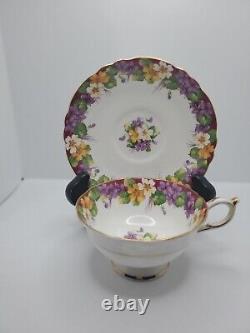 VINTAGE PARAGON SPRING MELODY Teacup & Saucer Double Warrant