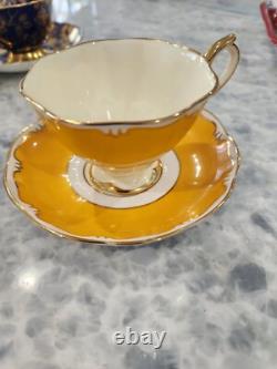 Various England 5 Sets tea cups with saucers and 6 Addidional Germany saucers