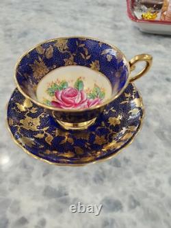 Various England 5 Sets tea cups with saucers and 6 Addidional Germany saucers
