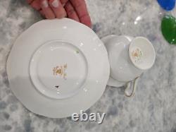 Various England 5 Sets tea cups with saucers and 6 Addidional Germany saucers