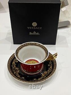 Versace 2 piece medusa tea cup and saucer $290