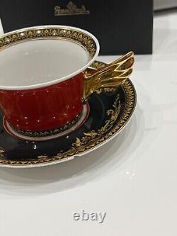 Versace 2 piece medusa tea cup and saucer $290