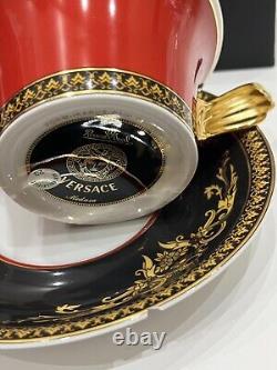 Versace 2 piece medusa tea cup and saucer $290