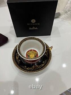 Versace 2 piece medusa tea cup and saucer $290