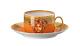 Versace Rosenthal Medusa Amplified Orangecoin- Tea Cup & Saucer New Collection