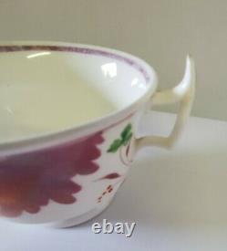 Very Rare Antique c. 1840 Sunderland Teacup & Saucer. Prof Authenticated