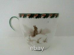 Very Rare Royal Doulton Antique Seriesware Miniature Teacup And Saucer E4109