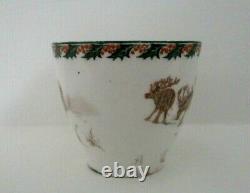 Very Rare Royal Doulton Antique Seriesware Miniature Teacup And Saucer E4109